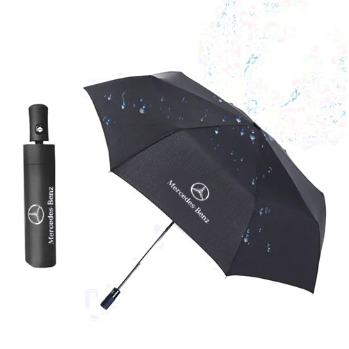 Thcbme Folding Umbrella for Car, Foldable Auto-open Sunshade Windproof Travel Umbrella, No Water Drops, Easy to Dry
