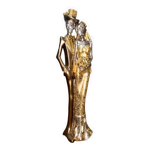 Hidd_ntr_asur_s 14.5in Skeleton Couple Decor
