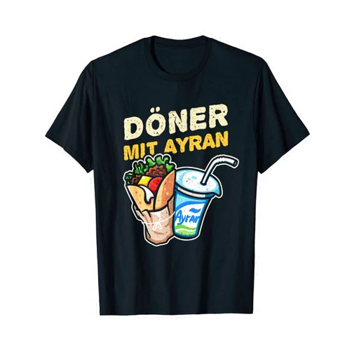 Türkisches Fastfood Döner Küche Designs Doner Kebab Ayran Snack Meat Lovers Turkish Cooking T-Shirt
