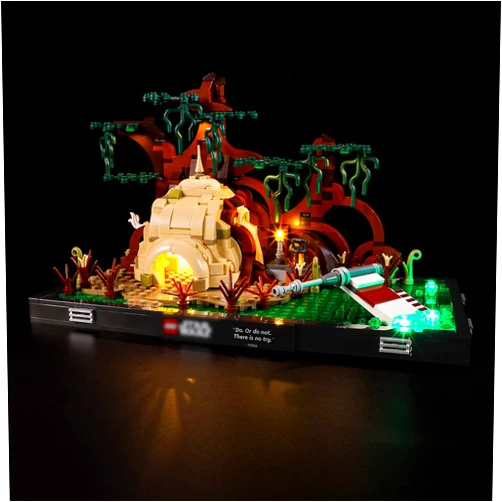 BRIKSMAX Light for Lego Dagobah-Jedi-Training-Diorama 75330 - Led Lighting Kit Compatible with Lego Star Wars 75330 - Not Include The Lego Set