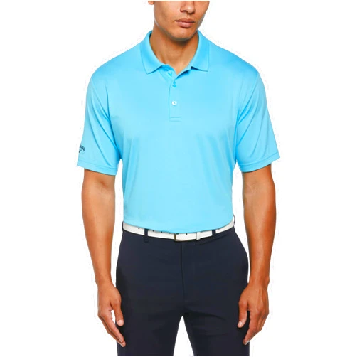 Callaway Men's Solid Opti-dri Short Sleeve Golf Polo Shirt with Stretch Fabric, Sun Protection, Extended (Sizes Small-4xl)