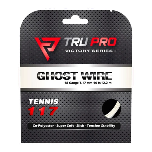 TRU PRO Ghost Wire - Tennis String (Poly): Super Soft and Arm Friendly