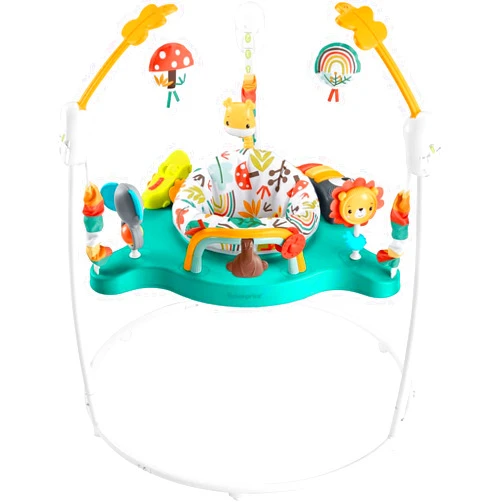 Fisher-Price Baby Bouncer Whimsical Forest Jumperoo Activity Center With Music And Lights
