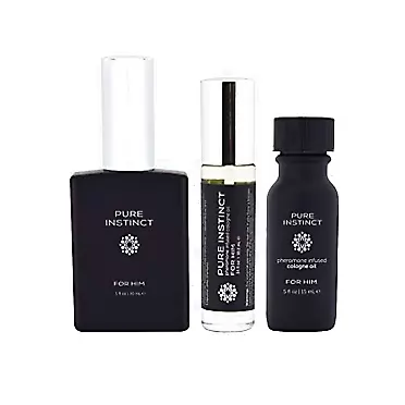 Pure Instinct Just For Him - Pure Instinct Pheromone Perfume Cologne Oil Set - Set of 3