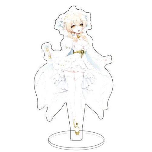 Sayustore Anime Acrylic Stand for Genshin Impact, Desktop Ornament Figure, Lumine, Exquisite Character Design for Game Fans' Collection