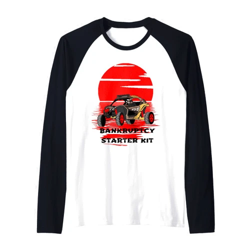 HDUTV Bankruptcy Starter Kit Raglan Baseball Tee
