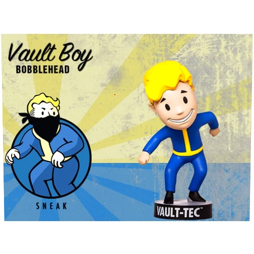 Gaming Heads Fallout 4: Vault Boy 111 Bobbleheads - Series Two: Sneak by Fallout
