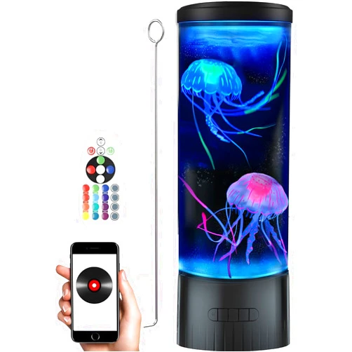CALOVER Gifts for Kids Men Women Friends Family Cool Jellyfish Lamp Night Light for Girls Boys Kids Home Office Bedroom Decor for Christmas Holiday Birthday Party