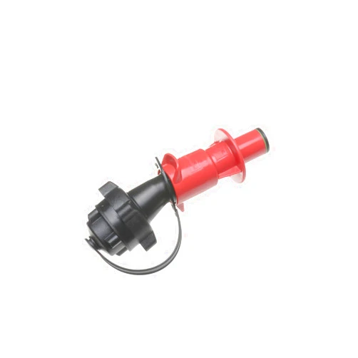 Hünersdorff Hünersdorf ECO+PROFI HD-PE safety filling system for oil adhesive for chains, black/red, chain oil pourer, Made in Germany