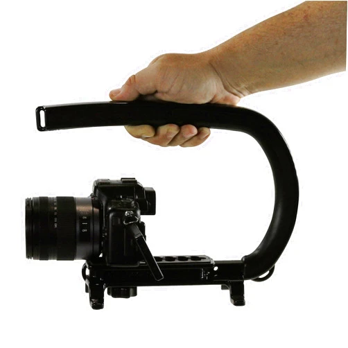 Cam Caddie Original Cam Caddie Scorpion Video Camera Stabilizer Handle for Nikon, Canon, JVC, Toshiba, Sony, Olympus, Pentax, Apple iPhone, GoPro Hero 4, Hero 3+, Hero 3 and More - Black (0CC-0100-00)
