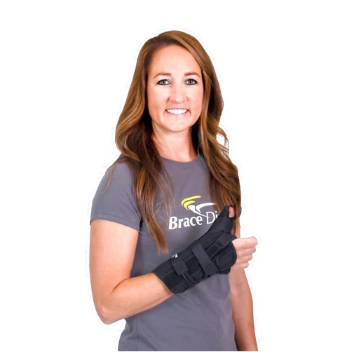 Brace Direct Universal Wrist and Thumb Stabilizer Splint, Spica and Medical Brace - Arthritis, Tendonitis, Gamekeepers, De Quervain's Tenosynovitis, Fracture Forearm Support Cast, Pain Relief