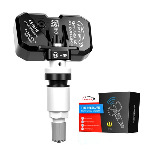 CARPMS TPMS Sensor, 433Mhz Tire Pressure Monitoring Sensor Replacement for Mercedes-Benz Jeep Chrysler Dodge Alfa Romeo Aston Martin Smart Replace#0009050030, 0009057200, 0009054100