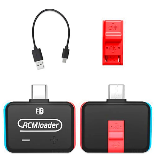 Weddnesy RCM Loader, Switch RCM Loader Payloads Injector Tool Sets, RCM Jig Boot into CFW for Switch, Built-in ReiNX, SX and Hekate Including Injector, Jig, Micro USB Cable