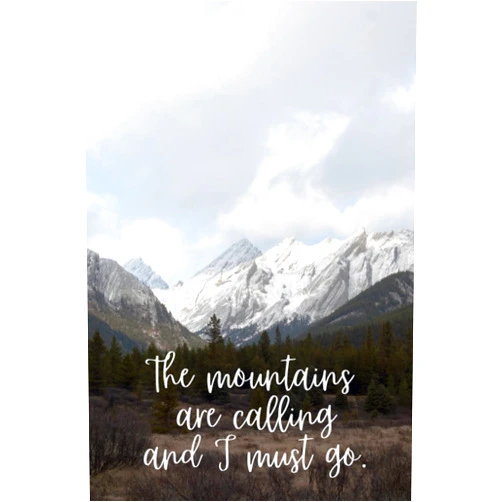 By Stephanie Tankersley (Author) The Mountains Are Calling, And I Must Go: A journal for the adventurer and mountain-lover.
