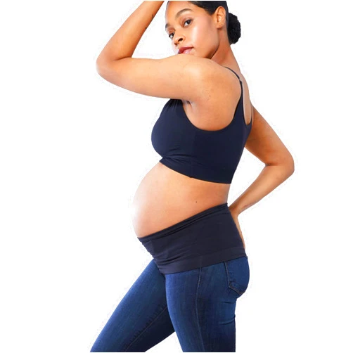 Ingrid & Isabel Bellaband - Seamless Maternity Belly Band for Women - Essential Pregnancy Postpartum Jeans & Pants Extender