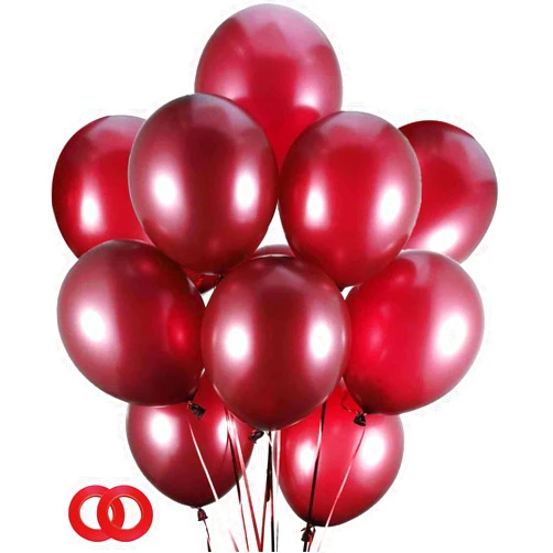 YouquTime Latex Balloons, 100-Pack, 12-Inch Burgundy(Burgundy)