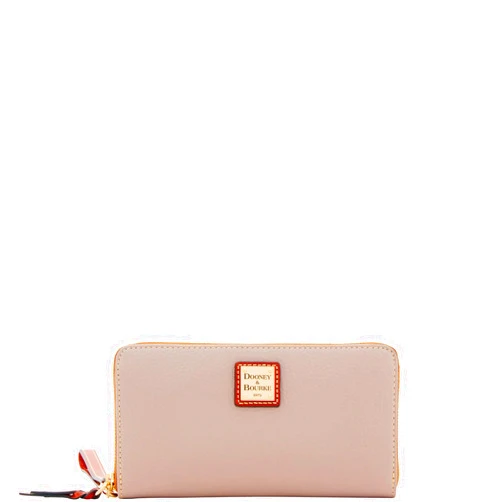 Dooney & Bourke Handbag, Pebble Grain Large Zip Around Wristlet