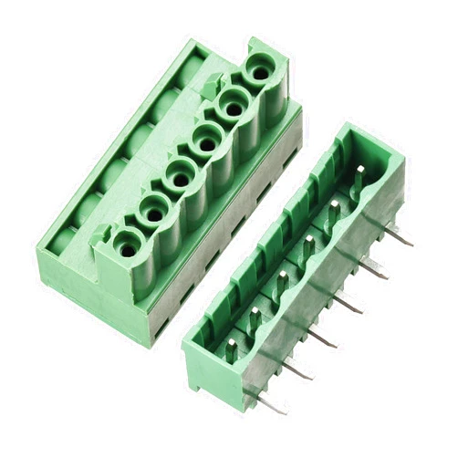uxcell 6-Pin 5.08mm Pitch Right Angle PCB Screw Terminal Block Connector 5 Sets