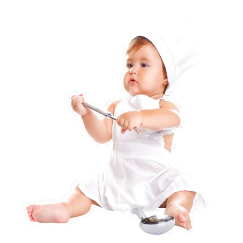 KHC-KHF Newborn Baby Photography Prop Baby Chef Outfits Chef Hat Apron Set Infant Baby Chef Costume Newborn Photo Outfit