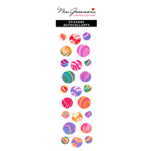 Mrs.Grossmans Mrs. Grossmans Opal Marbles Stickers 2 Sheets