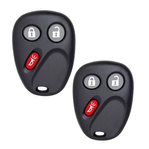 StandardAutoPart Car Keyless entry remote Compatible with Escalade Avalanche Equinox Silverado SSR Suburban Tahoe Sierra Yukon H1 H2 Torrent Vue LHJ011 (Complete remote (2))