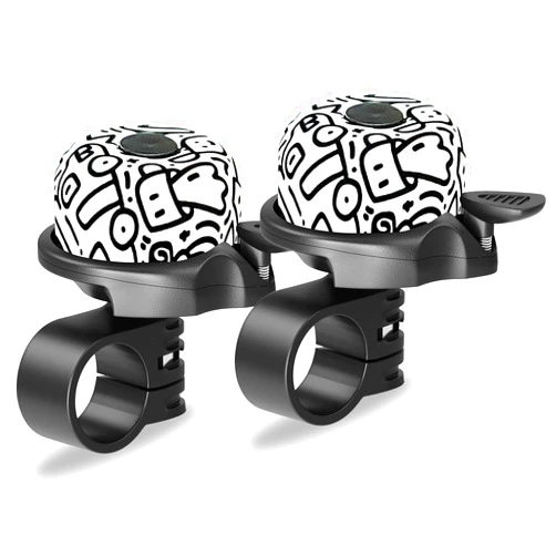 Rivsli Bike Bell, 2 Pack Classic Bicycle Bell, Loud Crisp Clear Sound Bicycle Bike Bell for Adults Kids, Road Bike, Electric Bike, Cruiser Bike, Mountain Bike Bell Accessories