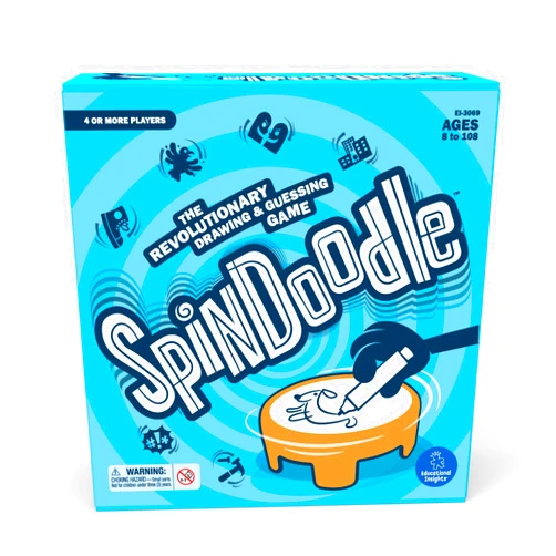 Educational Insights Spindoodle Quick Drawing Board Game - Fun Family Games, Board Games for Adults and Kids Ages 8+, Perfect for Family Parties and Game Night