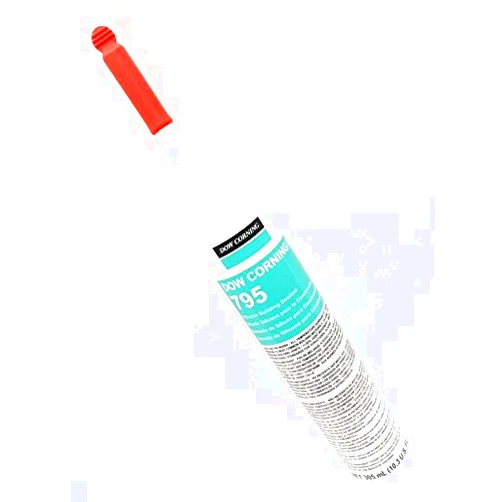 THE SAVVIE STORE Dow Corning 795 Silicone Sealant - Black - with Cap (1pc) - by THE SAVVIE STORE