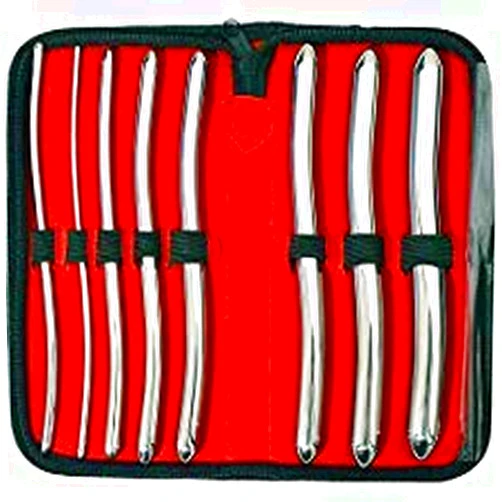 SURGICAL ONLINE 8 Hegar Medical Dilator Sounds Set 7.5inch Double Ended Instrument (Double Ended)
