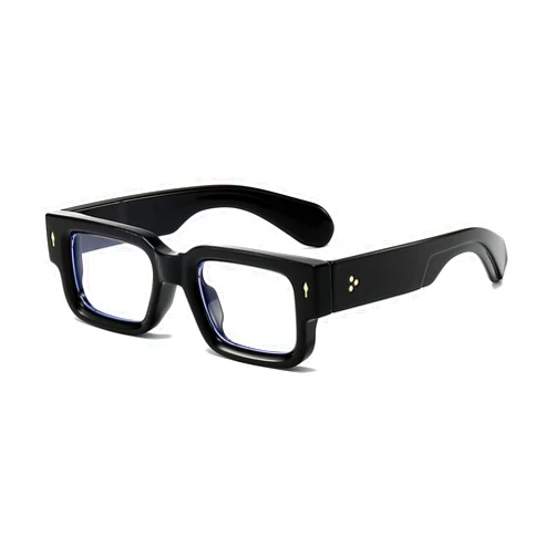 ZIMUSUN Thick Frame Square Glasses for Women Men Trendy Rectangle Blue Light Glasses Computer Eyeglasses