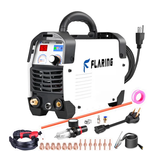 FLARING Plasma Cutter,65 Amp Plasma Cutter Machine 120V 240V 4/5