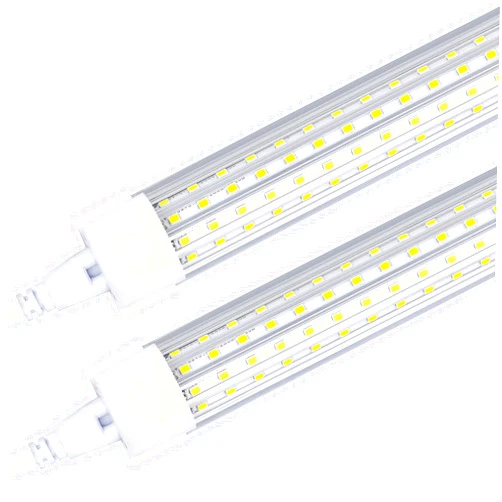 LEDTopTronic (6-Pack) LED Shop Light, 8FT 144W 14500LM 5000K, Daylight White, U Shape, Clear Cover, Hight Output, Linkable Shop Lights, T8 LED Tube Lights, LED Shop Lights for Garage 8 Foot with Plug