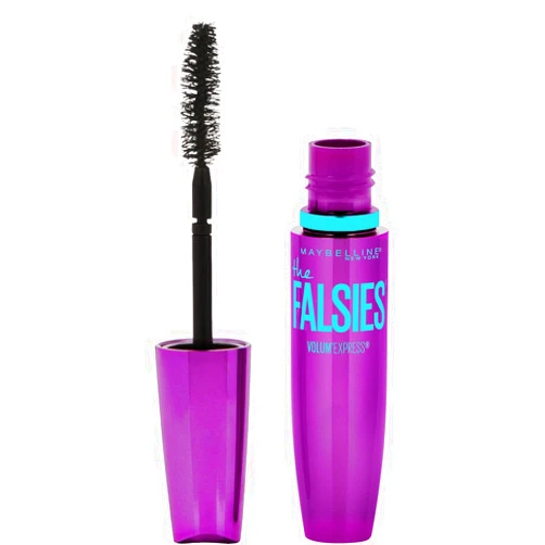 Maybelline Volum' Express The Falsies Washable Fiber Mascara, Volumizing and Separating Make Up Formula, Brownish Black, 1 Count