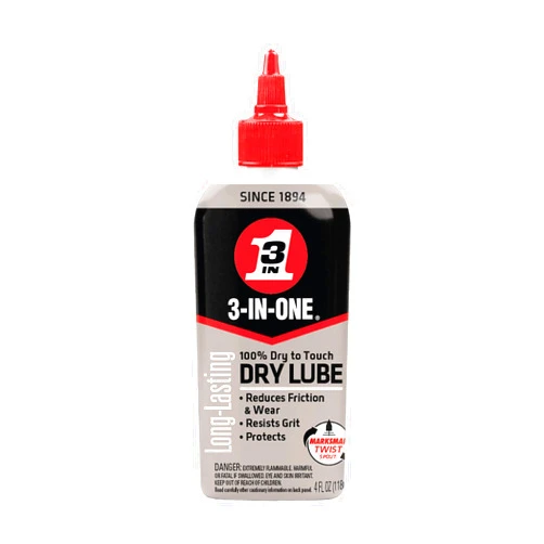 3-IN-ONE 100% Dry to Touch Dry Lube Drip Oil, 4 OZ