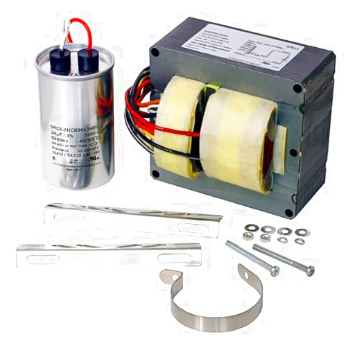 Satco 400 Watt - Metal Halide Ballast -5 Tap - ANSI M59 - Max. Temp. Rating 212 Deg. F - Includes Dry Capacitor and Bracket Kit - Deltek 87611