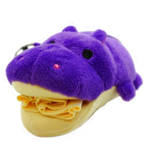 Eight Tokyo Animal Cleaner Glasses Wipe - Animal Cleaner LCD Cleaner Glasses Cloth - Cute Hippo ANI-CLE-Kaba
