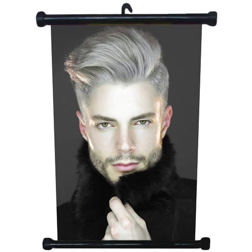 Newstarsign666 sp217031 Hairstyles Wall Scroll Poster For Barber Shop Salon Haircut Display