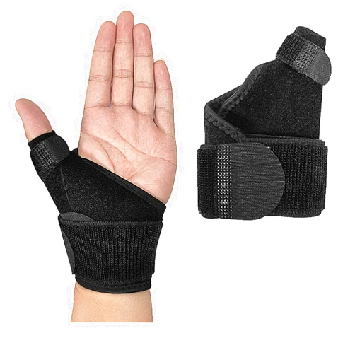 NuCamper Wrist Brace with Thumb Spica Splint for Carpal Tunnel,Wrist Stabilizer Trigger Splint with Compression Strap for Men and Women Fit Left Right Hand, Support for Injuries Sprains