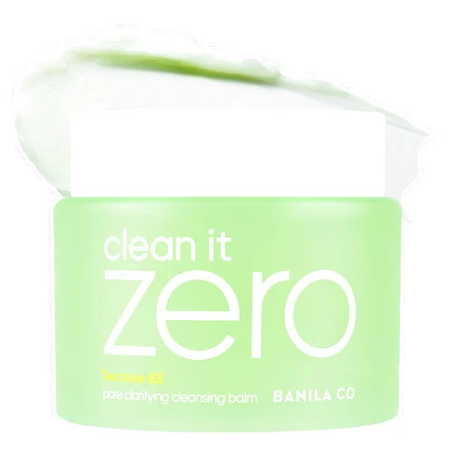 BANILA CO Clean it Zero Pore Clarifying Cleansing Balm | Korean Makeup Remover, Cleansing Oil, Facial Cleanser for Oily and Acne Prone Skin | Vegan | Made with AHA-PHA & Tea Tree (180ml / 6.08 fl.oz)