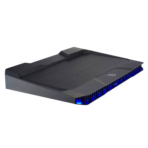 Cooler Master Notepal X150R - Laptop Cooling Pad with Blue LED, 160mm Silent Fan, Metal Mesh Surface, Black - Supports Laptops Up to 17