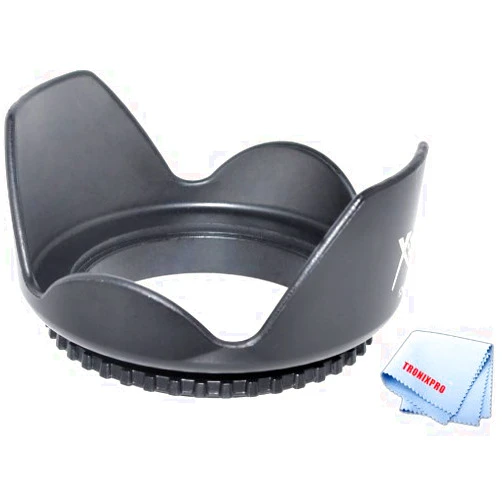 Tronixpro 77mm Pro Series Hard Tulip Lens Hood For Sigma 17-50mm f/2.8 EX DC OS HSM Zoom Lens, Sigma 85mm f/1.4 EX DG HSM Lens, Sigma 120-400mm f/4.5-5.6 DG APO OS HSM Autofocus Lens
