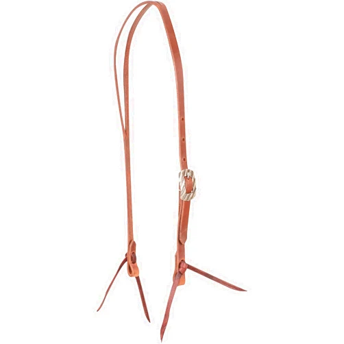 Martin Saddlery Bandera Buckle Harness Leather Split Ear Headstall