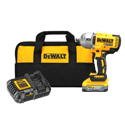 DEWALT 20V MAX* XR Cordless Impact Wrench, Brushless, 5-in. High Torque with 5.0Ah Battery (DCF900H1)