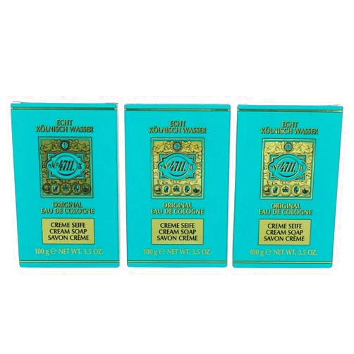 4711 by Muelhens for Men and Women: CREAM SOAP 3.5 OZ (BOX OF 3)