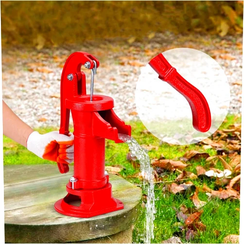 HaTur Hand Water Pump Antique Water Pitcher Pump Hand Well Pump Manual Water Transfer Pump for Outdoor, Yard, Garden