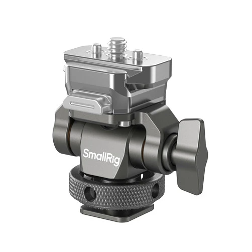 SmallRig HawkLock H21 Quick Release Monitor Mount with Cold Shoe Mount, Swivel and Tilt Adjustable Monitor Holder with 1/4