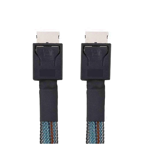 xiwai Straight Type Connector OcuLink PCI-Express SFF-8611 4i Male to PCIe SFF-8611 Male Data Active Cable for External eGPU SSD, 50cm