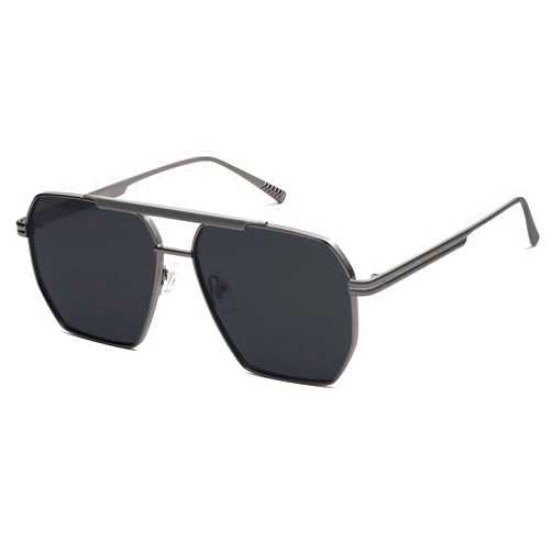 SOJOS Retro Oversized Square Polarized Sunglasses for Women and Men Vintage Shades Classic Large Metal Sun Glasses