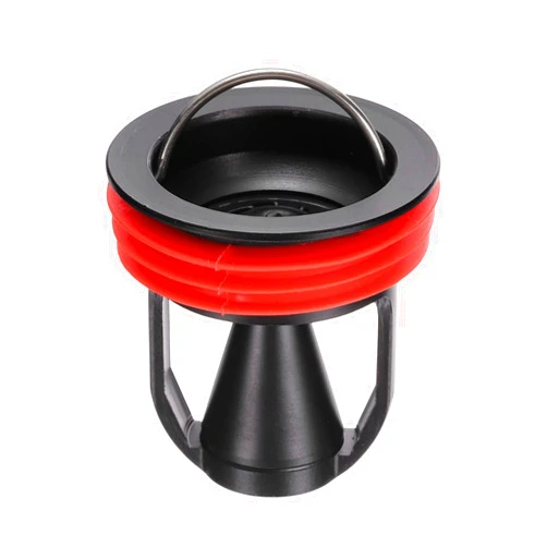 uxcell Shower Floor Drain Core, Shower Floor Drain Backflow Preventer Odor Proof with Rubber Ring Suitable for Home Bathroom Kitchen Basement(Black, Copper)