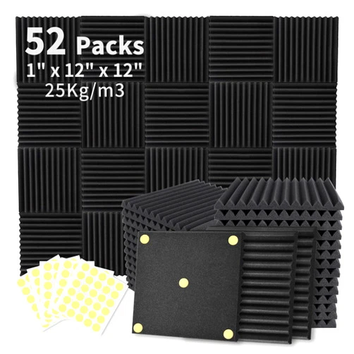 Focusound 52 Pack Acoustic Foam Panels 1